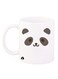 Printed Coffee Mug White/Grey 12ounce