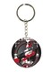 Double Sided Deadpool Printed Keychain