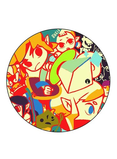 Video Game The Legend Of Zelda Printed Fridge Magnet Multicolour