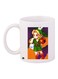 Peter Pan Printed Coffee Mug White/Green/Red 11ounce