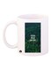 English Phrases Printed Mug White/Green Standard Size