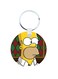 Simpsons Wooden Keychain