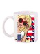 Barbie Printed Coffee Mug White/Yellow/Red 11ounce