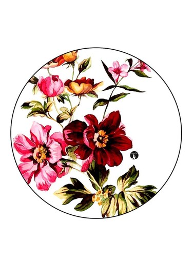 Flowers Printed Fridge Magnet Multicolour