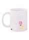 Mickey Mouse Outline Printed Coffee Mug White/Red/Yellow 11ounce