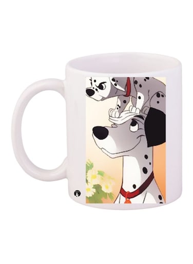 Printed Coffee Mug White/Black/Green