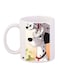 Printed Coffee Mug White/Black/Green