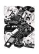 Consols Metal Plate Poster Black/White 15x20cm