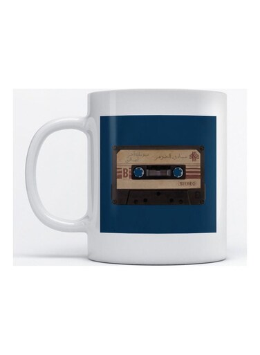 Mug Abadi Al-Johar Cassette for Coffee and Tea White 350ml