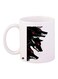 Dog Printed Coffee Mug White/Black/Red 11ounce