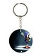 Double Sided Sonic Printed Keychain