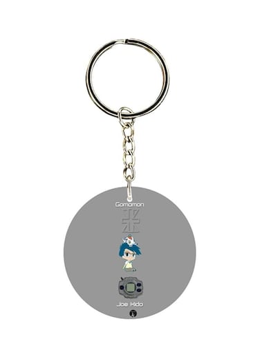 Anime Digimon Printed Key Chain