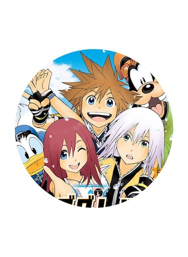 Anime Charactor Printed Fridge Magnet Multicolour 5.5 x 5.5cm