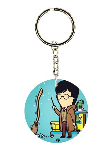 Double Sided Harry Potter Printed Keychain