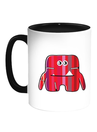 Cartoons Printed Coffee Mug White/Black 11ounce