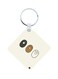 We Bare Bear Wooden Keychain