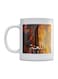 Curse Printed Mug White/Yellow/Orange