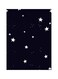Stars Themed Metallic Plate Black/White 20x15cm