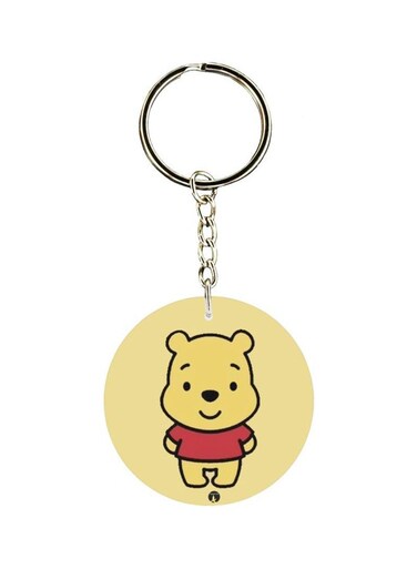 Pooh Printed Keychain