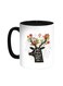 Love What You Do Printed Coffee Mug Black/White 11ounce