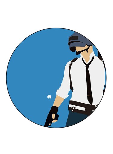 Pubg Printed Fridge Magnet Multicolour