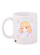 Anime Girl Printed Coffee Mug White/Pink/Blue