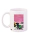 Tom And Jerry Printed Coffee Mug White/Pink/Grey 11ounce