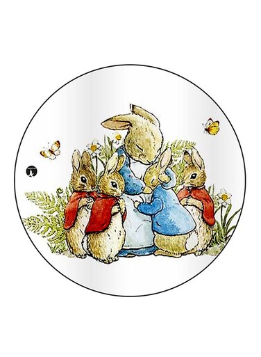 Rabbits Printed Fridge Magnet Multicolour