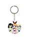 Single Sided Character Printed Keychain