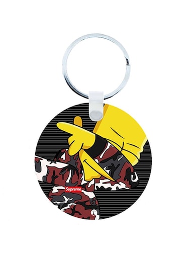 Simpsons Wooden Keychain
