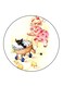 A Girl Printed Fridge Magnet Multicolour