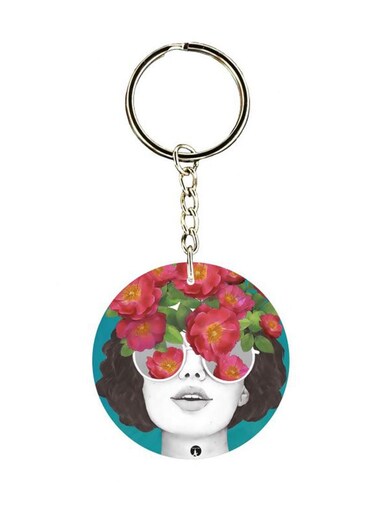 Cartoon Printed Keychain