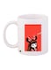 Printed Coffee Mug White/Red/Black 11ounce
