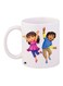 Dora And Diego Coffee Mug White/Blue/Pink