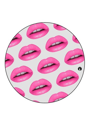 Mouths Printed Fridge Magnet Round Multicolour