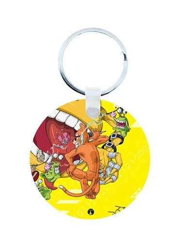 Digimon Anime Printed Keychain