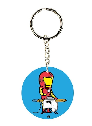 Iron Man Printed Keychain