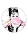 Audrey Hepburn Printed Fridge Magnet Multicolour