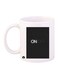 Phrase Printed Mug White/Black