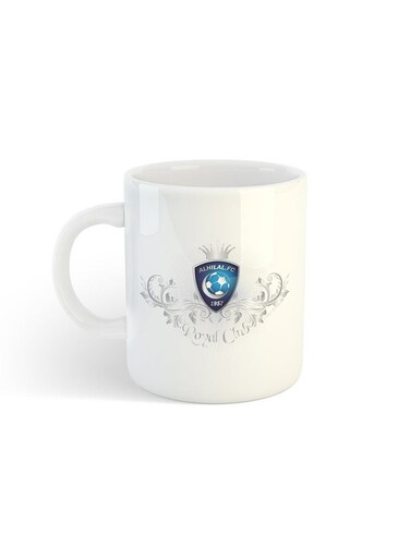 Sport Club H Printed Mug White