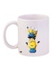 Minions Printed Coffee Mug White/Blue/Yellow 11ounce