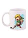 Anime The Legend Of Zelda Printed Mug White/Green/Yellow 12ounce