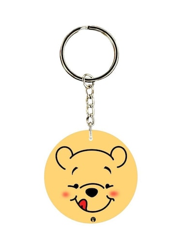 Pooh Themed Keychain