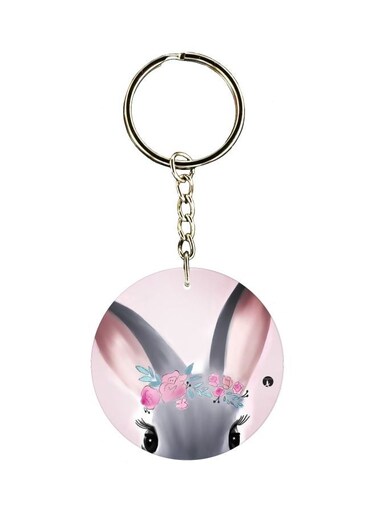 Cartoon Theme Single Sided Keychain