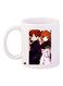 Anime Printed Coffee Mug White/Beige/Brown 11ounce