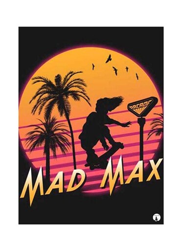 Stranger Things Metal Plate Poster Multicolour 15x20centimeter