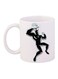 Alien X Printed Coffee Mug White/Black/Green 11ounce