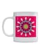 Mandala Printed Coffee Mug White/Pink/Black