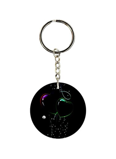 Heart Printed Keychain
