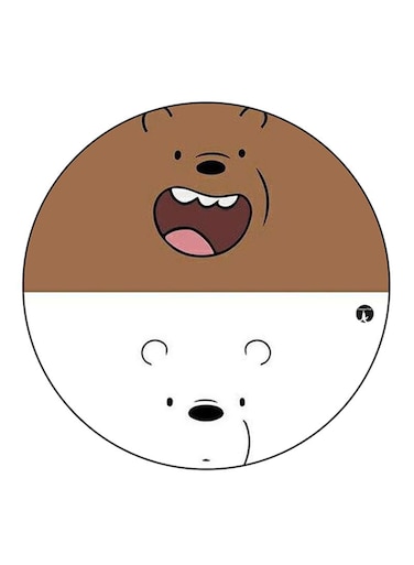 We Bare Bears Printed Fridge Magnet Multicolour